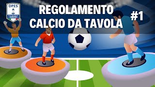 Regolamento Calcio da Tavolo 1 [upl. by Lorrac]