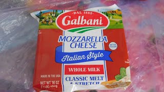 Galbani Mozarella Cheese Galbani Milk Whole Mozzarella Cheese Air Fryer Pizza [upl. by Coralie]