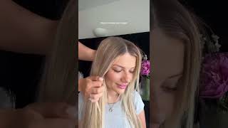 SEAMLESS HAIR EXTENSION TUTORIAL ✨ [upl. by Nilrah]