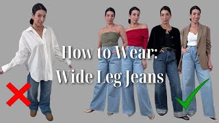 Dos amp Donts Wide Leg Jeans  Styling Rules [upl. by Petr]