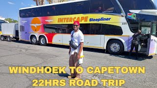 22HRS ROAD TRIP FROM WINDHOEK NAMIBIA TO CAPETOWN SOUTH AFRICA [upl. by Biddy]