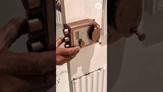 Door Lock fitting Look installation checking mortise lock fitting [upl. by Annawahs]