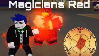 Magicians Red Showcase and Combo Your Bizarre Adventure [upl. by Allemat]