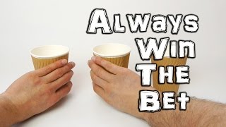 The 3 Cups Challenge  You always win the bet [upl. by Gwendolyn102]