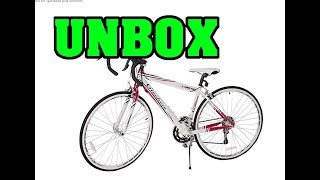 Unboxing Giordano Libero Amazon Road Bike Part 1 [upl. by Ezitram370]