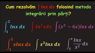 Integrale definite cu lnx bac rezolvare exercitii clasa 12Invata Matematica UsorMeditatii Online [upl. by Emily]