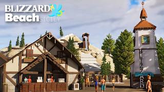 Planet Coaster 2 Blizzard Beach Waterpark Sicily Edition [upl. by Shere666]