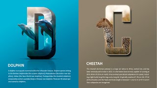 Photoshop Tutorial  Letter Poster Design [upl. by Hayikaz]