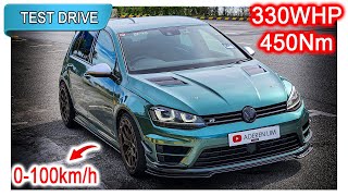 Part 12  Stage 2 MK7 VW Golf R  Malaysia POV Test Drive CC Subtitle [upl. by Jacinto]