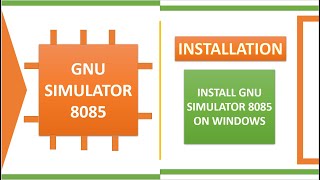 GNU Simulator 8085 installation [upl. by Ynaittirb722]