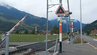 Bahnübergang Oberdorf CH  Swiss Railroad Crossing [upl. by Gerik]