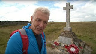 Buckden Pike War Memorial Cross  Clip from BBC Walking the Dales  Wharfedale [upl. by Ditmore]