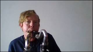 Saxophone BassClarinet Circular Breathing Roland Kirk Cover [upl. by Ynaffit]