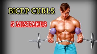 BICEP CURLS 5 MISTAKES fitness temple gym JeetSelalAesthetics [upl. by Eniamraj]