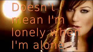 Kelly Clarkson  stronger Lyrics [upl. by Haneekas260]