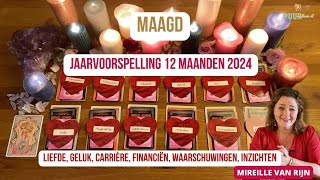 MAAGD STERRENBEELD VOORSPELLING 2024 TAROT  ASTRO LENORMAND MIREILLE VAN RIJN [upl. by Valentina]