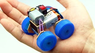 How to Make a Powered Car Very Simple  DIY Electric Mini Car [upl. by Asseralc]