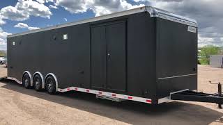 New 2018 Haulmark Edge 85x32 Triple Spread Axle Cargo Trailer for sale [upl. by Nhar]