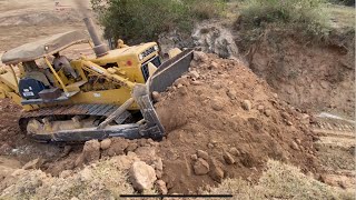 Strong Dozer Working For Road Construction [upl. by Reinhardt]