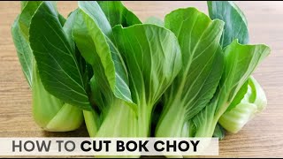 How to cut bok choy [upl. by Nich]