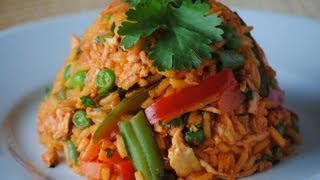 COLOMBIAN ARROZ CON POLLO  How To Make Chicken and Rice  SyS [upl. by Kennith838]