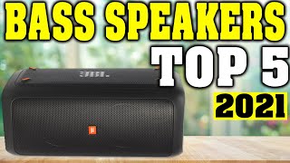 TOP 3 Best Bass Bluetooth Speaker 2021 [upl. by Eidur]