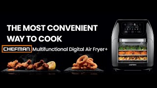 CHEFMAN Multifunctional Digital Air Fryer Rotisserie Dehydrator Convection Oven [upl. by Mortie]