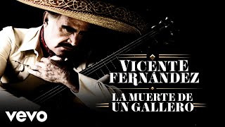 Vicente Fernández  La Muerte de un Gallero LetraLyrics [upl. by Seppala]