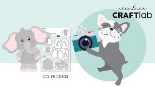 Creative CraftLab  HOW TO Nelly the elephant English [upl. by Rorrys]