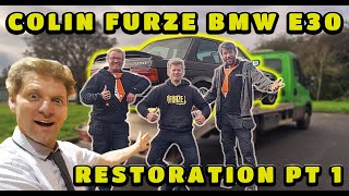 Restoring COLIN FURZEs Classic BMW E30  EP1  We Also Tour His Underground Tunnel Bunker amp Garage [upl. by Maggy]