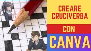 Creare cruciverba con Canva [upl. by Ialda]