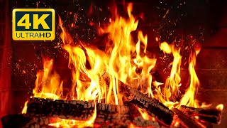 🔥 Cozy Fireplace 4K 12 HOURS Fireplace with Crackling Fire Sounds Crackling Fireplace 4K [upl. by Llegna]