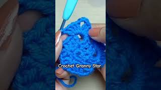 Crochet star tutorial crochet crochetstar crocheting shorts crochetpattern [upl. by Rhianna745]