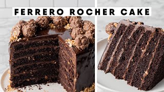 ULTIMATE Ferrero Rocher Hazelnut Cake [upl. by Ajat]