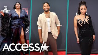 BET Awards 2022 Red Carpet Lizzo Jussie Smollett amp More [upl. by Farrand]