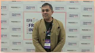 Sahil Dharia Chief Executive and Founder of Soothe Healthcare at the Franchise India Expo 2024 [upl. by Ibmat749]