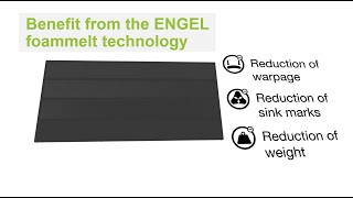 Foam injection moulding with ENGEL foammelt technology [upl. by Merriott508]