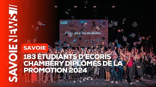 🎓183 étudiants d’Ecoris Chambéry diplômés de la promotion 2024 [upl. by Anoniw]