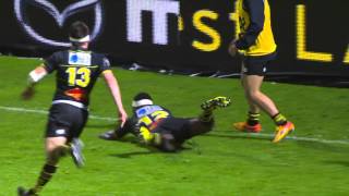 TOP 14  La RochelleOyonnax 383  Essai Levani Botia LAR  J8  Saison 20152016 [upl. by Molahs649]