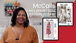 McCalls Early Spring 2024 Pattern Release [upl. by Cordula800]