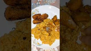 Breakfast with hotchpotch and crispy cutlet breakfast food shorts [upl. by Lyndes]