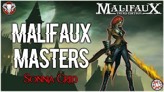 Malifaux Masters Sonnia Criid Guild [upl. by Atinniuq607]