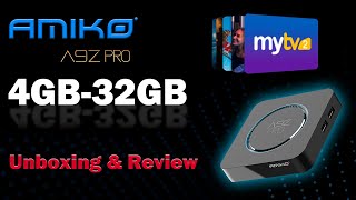 AMIKO A9Z PRO Unboxing amp Review [upl. by Garnet]