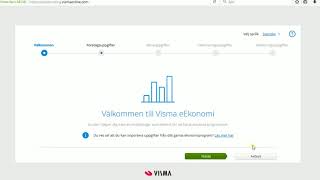 Visma eekonomi registrera övningsföretag [upl. by Hsaniva]