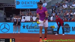 Rafael Nadal vs Dominic Thiem Highlights ᴴᴰ MUTUA MADRID OPEN 2017 [upl. by Emmalynn7]