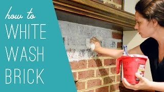 How To Whitewash Brick [upl. by Coussoule70]