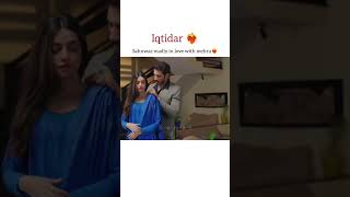 Sahnwaz madly in love with mehru🔥❤️ iqtidar 25episode anmolbaloch iqtidar aliraza youtubeshorts [upl. by Ozne]