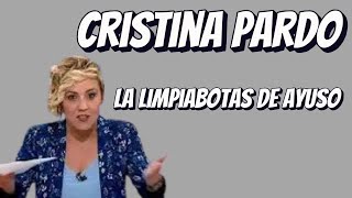 ¡¡ La Seudo Periodista Cristina Pardo del Opus Dei se le ve el plumero defendiendo a su ama Ayuso [upl. by Stearns286]