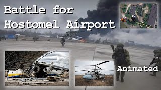 Battle for Hostomel Airport  Animated Analysis [upl. by Donoho447]