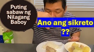 Ep85 Puting sabaw Nilagang baboy ANO ang secret ingredient Matsambahan kaya natin [upl. by Radloff]